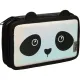 Пенал  Panda 2 отд., кож/зам голография, 190х110 мм, ПКЗ 11-111