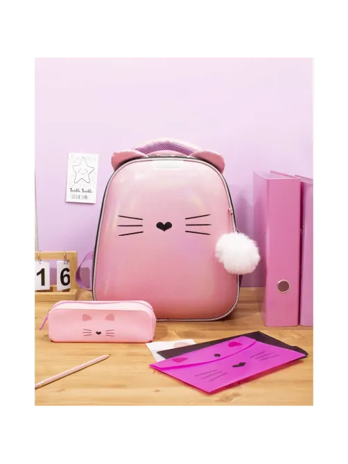 Пенал Kitty 1отд., силикон, 210x50x65 мм