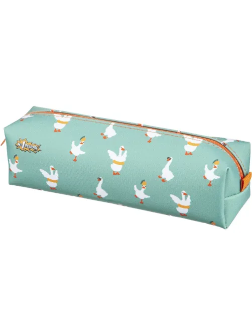 Пенал -косметичка  Гуси ПМО 31-20  ткань мягкий,  210х50х60