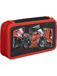 Пенал Комус Класс Urban Moto ПКТ 11-20, ткань, 2 отд., 190х110 мм