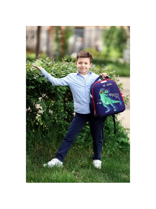 Ранец №1School Basic Динозавр 2 отд