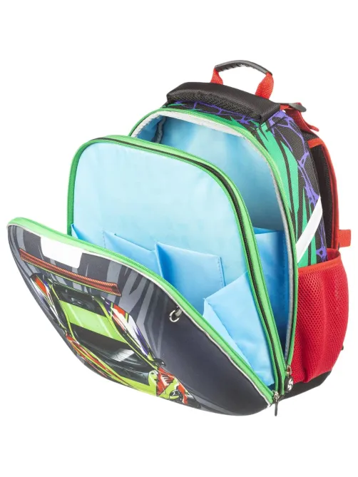 Ранец №1School X-treme, 2 отд., эргоном. спинка, светящийся кант