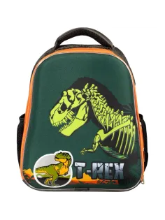 Ранец Basic T-Rex, 2 отд., эргоном. спинка, светящийся кант
