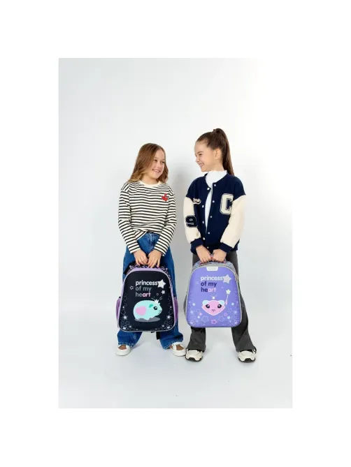 Ранец №1School Light 700г Princess, 2 отд