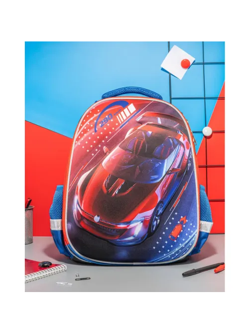 Ранец 3D Car, 2 отд., эргоном. Спинка