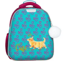 Ранец №1School Basic   Корги, 2 отд., эргоном. спинка