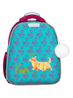 Ранец №1School Basic   Корги, 2 отд., эргоном. спинка