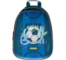 Ранец Easy Football синий, 2 отд