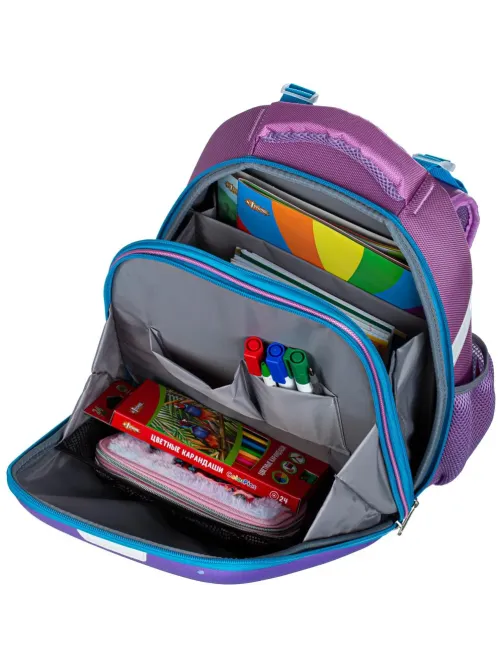 Ранец №1School Basic   Олененок, 2 отд., эргоном. спинка