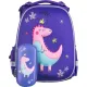 Ранец  3D Dino princess, 2 отд., эргоном. спинка