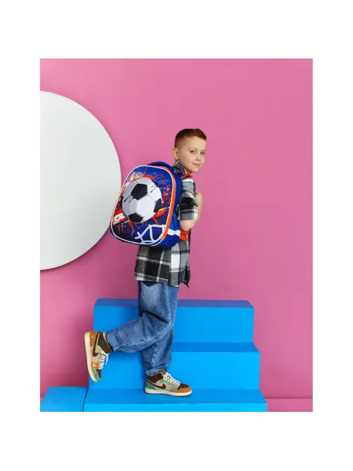 Ранец 3D football, 2 отд., эргоном. Спинка