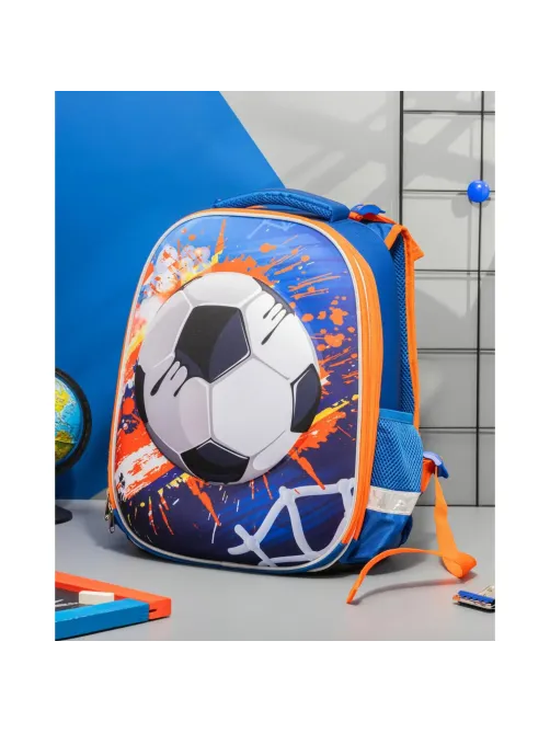 Ранец 3D football, 2 отд., эргоном. Спинка
