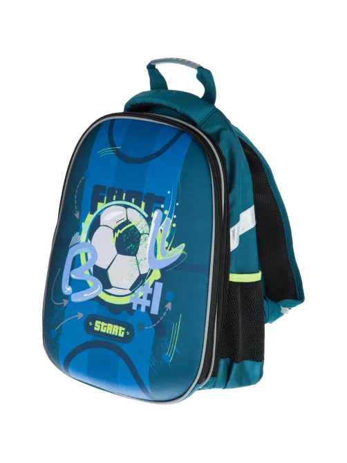 Ранец Easy Football синий, 2 отд