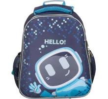 Ранец Basic Robot Hello, 2 отд., эргоном. спинка