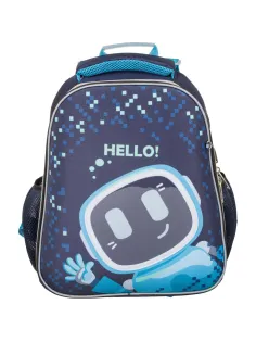 Ранец Basic Robot Hello, 2 отд., эргоном. спинка