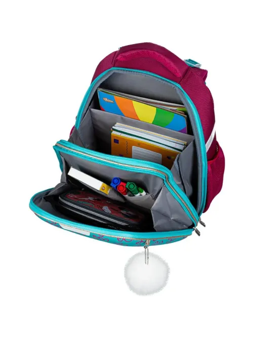 Ранец №1School Basic   Корги, 2 отд., эргоном. спинка