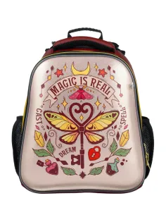 Ранец Комус Класс Basic Magic is real , золотой, 2 отд, эргоном спинка