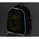 Ранец №1School X-treme, 2 отд., эргоном. спинка, светящийся кант