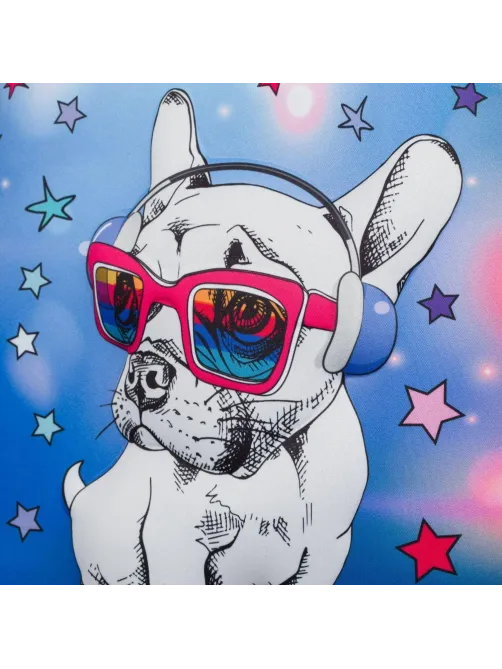 Ранец 3D pug dog, 2 отд., эргоном. Спинка