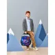 Ранец Комус Класс Stright 3D Косм. путешествия, св/диоды, 2 отд, эргоном