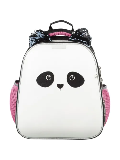 Ранец Basic Panda, 2 отд., эргоном. спинка, экокожа