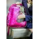 Ранец Basic Sparkle Pink,эргоном. спинка, двустор.пайетки фуксия/серебро