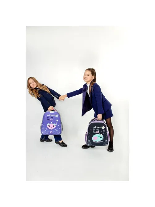 Ранец №1School Light 700г Princess, 2 отд