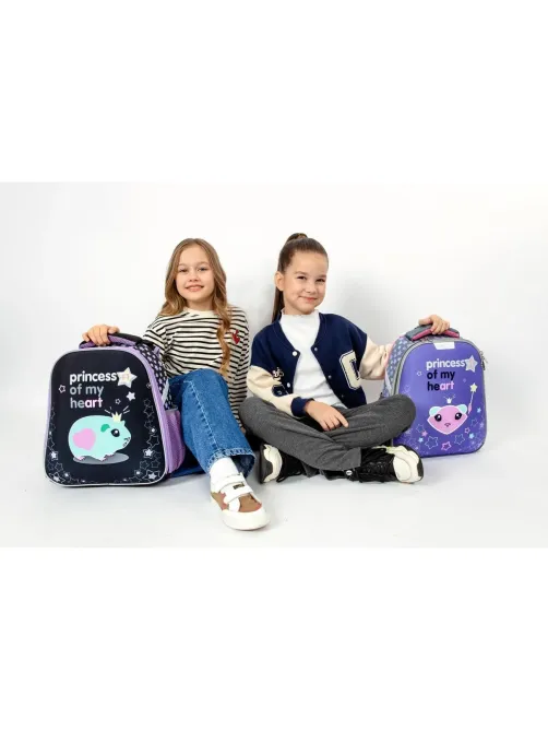 Ранец №1School Light 700г Princess, 2 отд