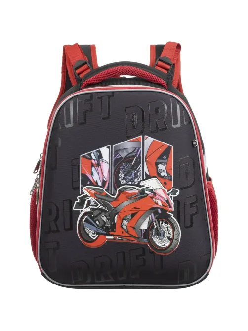 Ранец Комус Класс Basic  Urban Moto , 2 отд, эргоном спинка