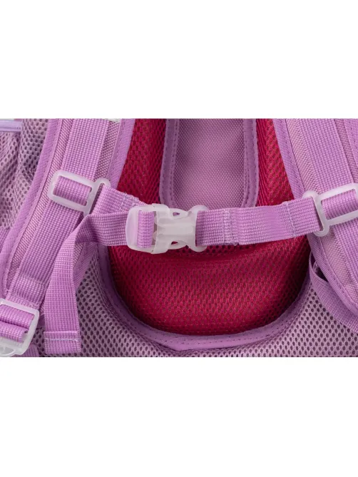 Ранец КОМУС Три богатыря Любава,Basic 2 отд.,эргоном. спинка,пайетки полиэс