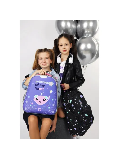 Ранец №1School Light 700г Princess, 2 отд
