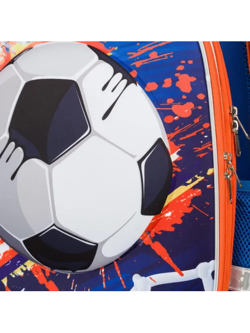 Ранец 3D football, 2 отд., эргоном. Спинка