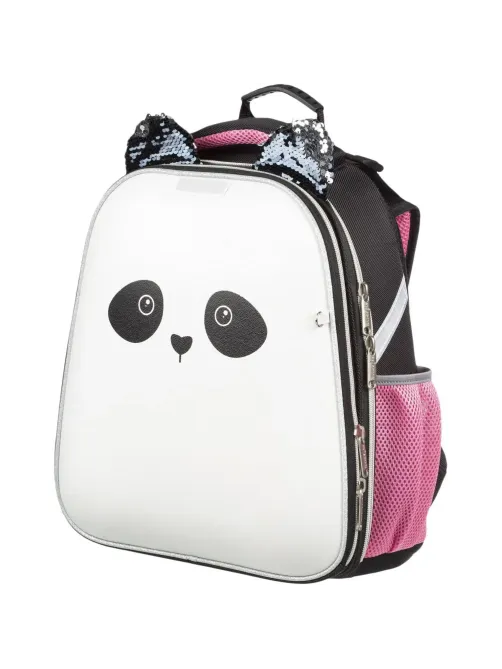 Ранец Basic Panda, 2 отд., эргоном. спинка, экокожа