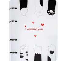 Тетрадь общая А5 120л клетка,кольца(смен.блок) Cats TSB5-120CT