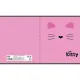 Тетрадь общая А5 48л №1School Kitty роз,клет,скреп, ВД-лак 4шт/уп(1819933)