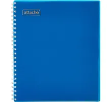 Тетрадь общая Attache 80л клетка А5,спираль, обложка Plastic
