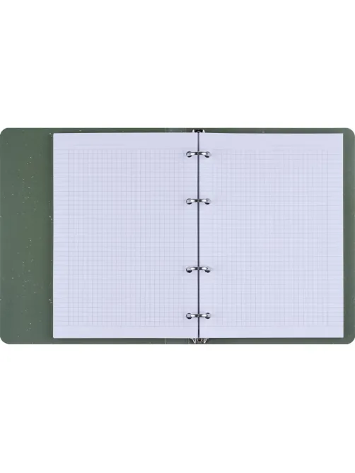 Тетрадь общая, BS, А5, 120л., клетка, кольца, Flora, камелия N4758