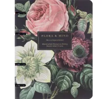 Тетрадь общая, BS, А5, 120л., клетка, кольца, Flora, букет N4757