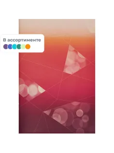 Тетрадь общая А4,48л,кл,скоб,офсет-2 Ice красн/фиол