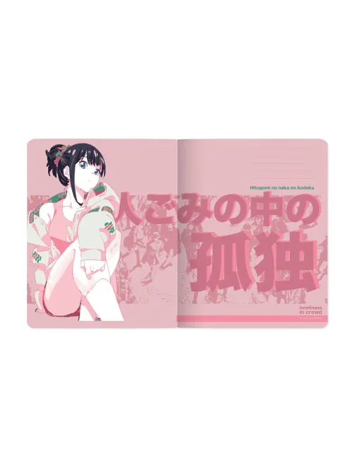 Тетрадь общая А5,48л,клетка,скреп,MANGA ANIME.CITY,5шт/уп,7-48-1245/5