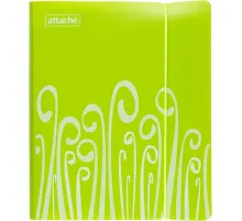 Бизнес-тетрадь А5,120 л,пласт обл,на рез,с разд, ATTACHE FANTASY,салат