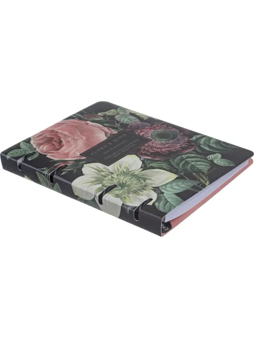 Тетрадь общая, BS, А5, 120л., клетка, кольца, Flora, букет N4757