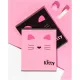 Тетрадь общая А5 48л №1School Kitty роз,клет,скреп, ВД-лак 4шт/уп(1819933)