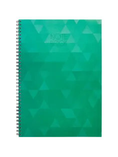 Тетрадь общая Attache Cristal,96л,клет,А4,спир,обл.мел.карт