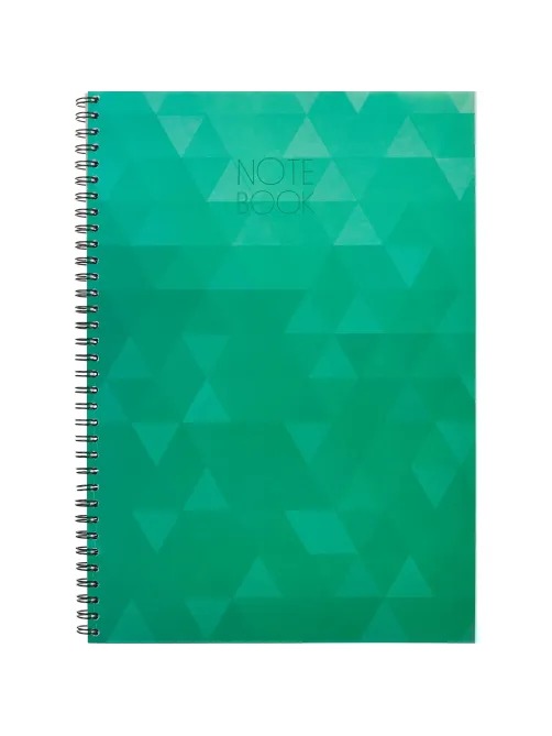 Тетрадь общая Attache Cristal,96л,клет,А4,спир,обл.мел.карт