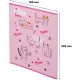 Тетрадь общая А5 48л №1School Friendly cats,клет,скреп, ВД-лак