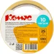 Клейкая лента двусторонняя Комус 25мм х 10м (полипропилен)