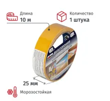 Клейкая лента двухсторонняя  UNIBOB 25мм х 10м (полипропилен)