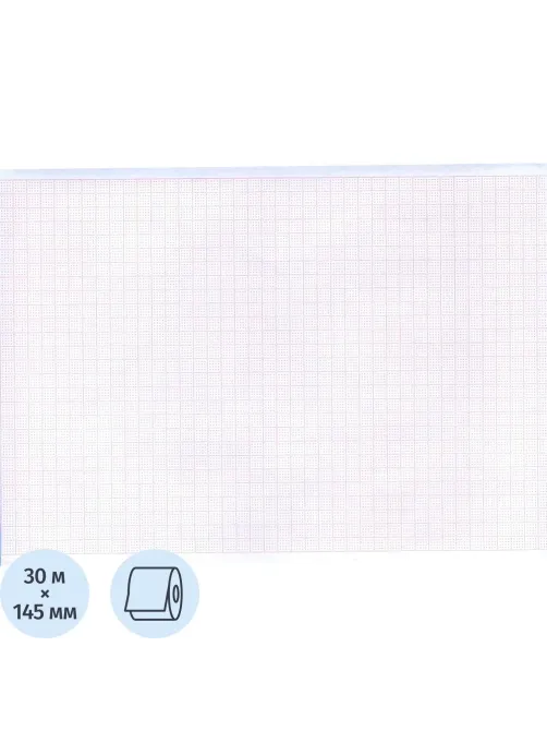 Лента тепл.регист. для ЭКГ 145х30 (в.) ст.сетка FUKUDA, NK К145АК30