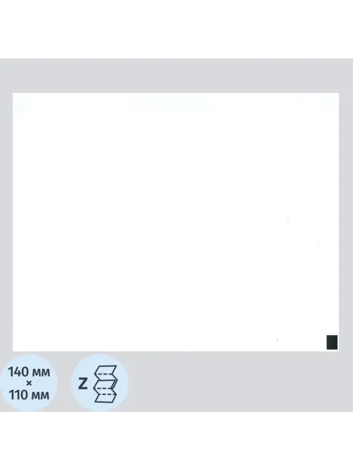 Лента тепл.регист. для ЭКГ NIHON KOHDEN 110х140х142, ЛДМ, 114шт./уп
